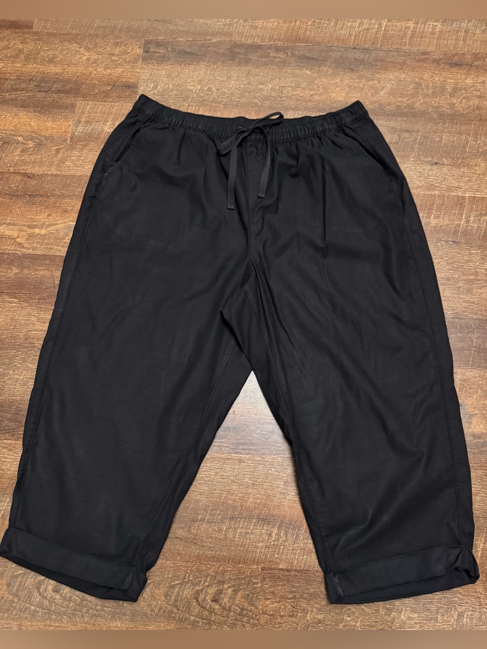 Lane Bryant Black Pull On Pants Size 18/20 Stretch Casual Comfy Elastic Waist